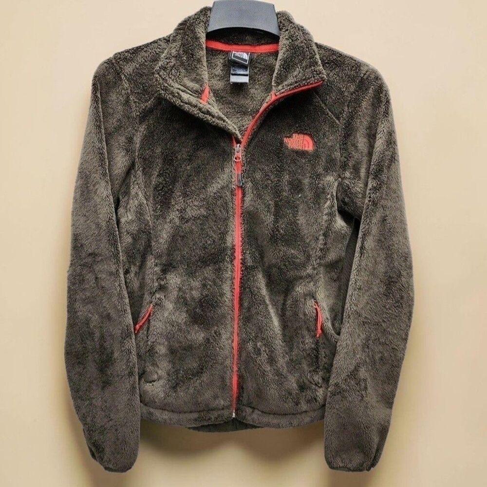 The North Face Osito Fleece Jacket Womens Small Brown Orange Full Zip Gorpcore